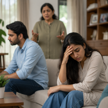 Family experiencing constant conflict at home with Vedic astrology and Vastu guidance for restoring peace and harmony.